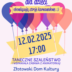 Bal przebierańców dla dzieci