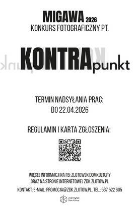 MIGAWA 2026 - Kontrapunkt. Konkurs fotograficzny