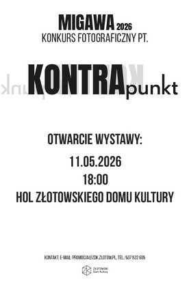 MIGAWA 2026 - Kontrapunkt. Otwarcie wystawy pokonkursowej
